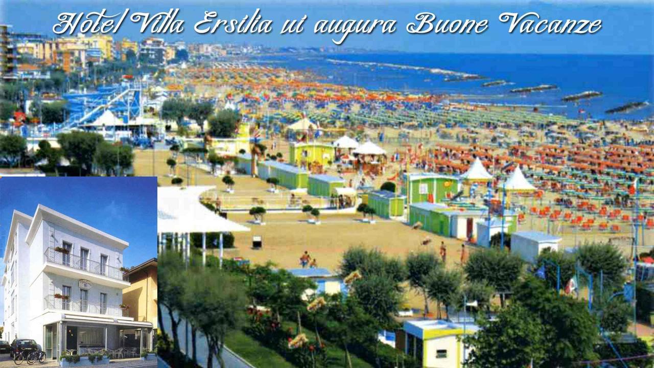 Hotel Villa Ersilia Rimini B&B Экстерьер фото